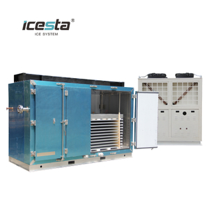 الفولاذ المقاوم للصدأ Icesta منخفضة درجة الحرارة الثلاجة الأفقية مع وحدة التكثيف 20000 دولار-50000 دولار