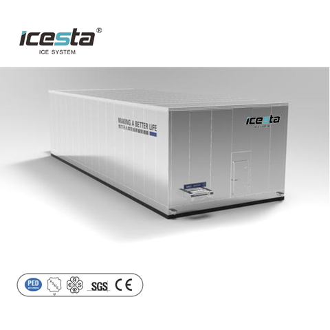 آلة الفريزر المفردة الصناعية ، الشركة المصنعة للـ ICESTA ، سعة عالية ، كفاءة عالية ، تلقائي ، درجة حرارة منخفضة