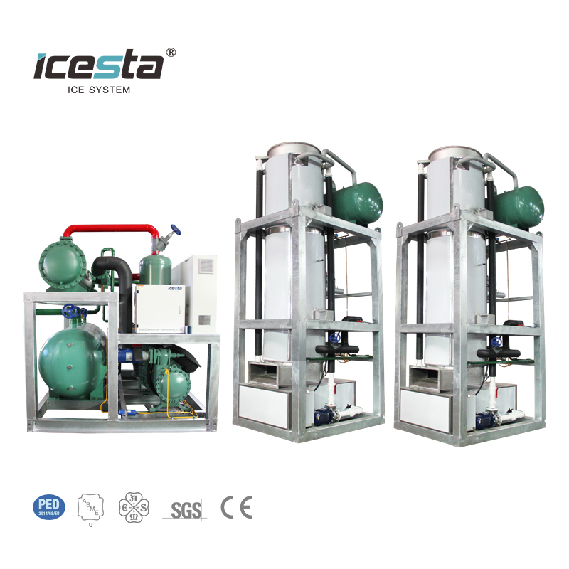 ICESTA تلقائي صلب صانع أنبوب الجليد الصلب الصلب المقاوم للصدأ