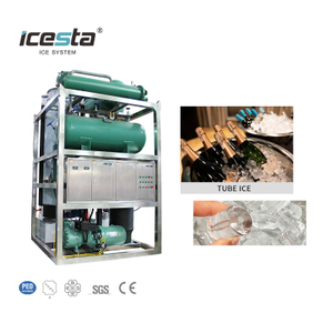 آلة تصنيع أنابيب الثلج المبردة بالماء سعة 15 طن من ICESTA