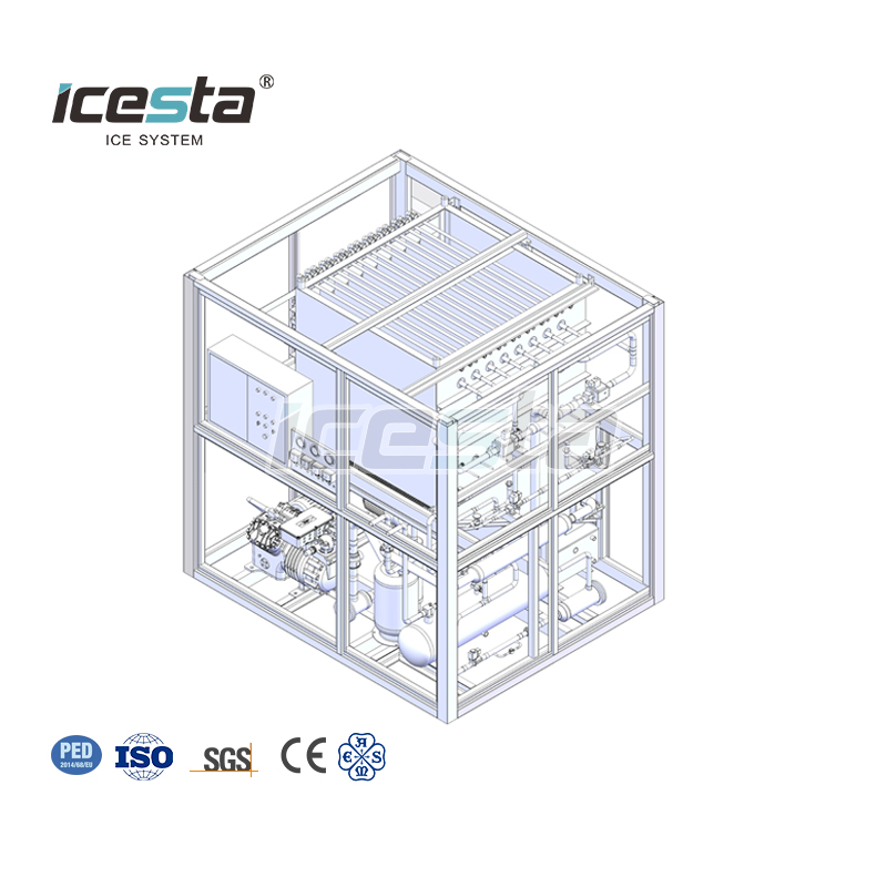 آلة تصنيع ألواح الثلج ذات الجودة العالية ICESTA مخصصة 1-5 طن 10000 دولار - 30000 دولار