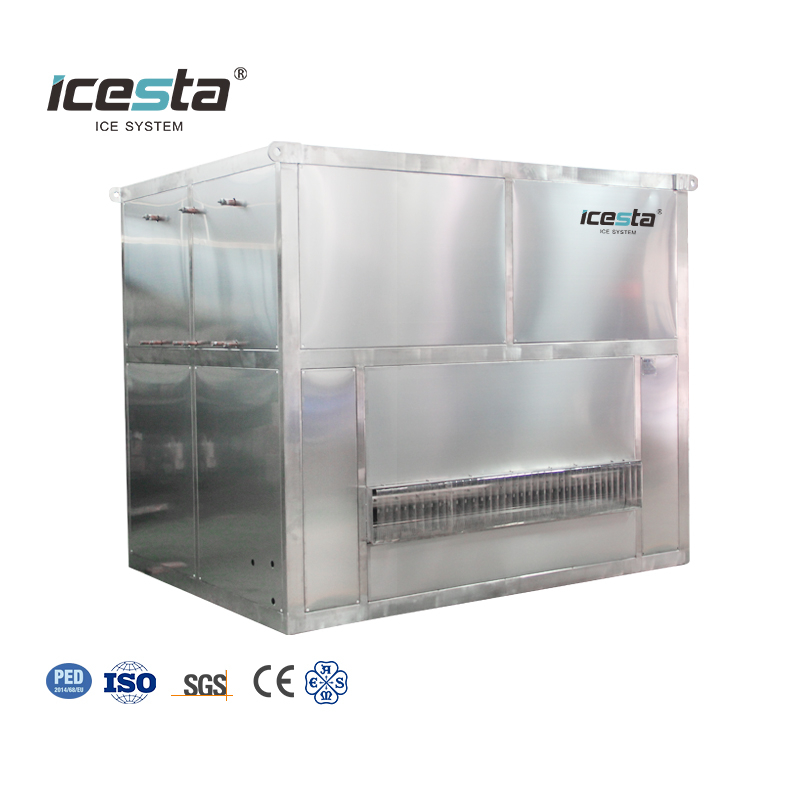 ICESTA 10 طن آلة الثلج الصخري من الفولاذ المقاوم للصدأ ، عالي الجودة الأوتوماتيكية عمر الخدمة الطويلة 