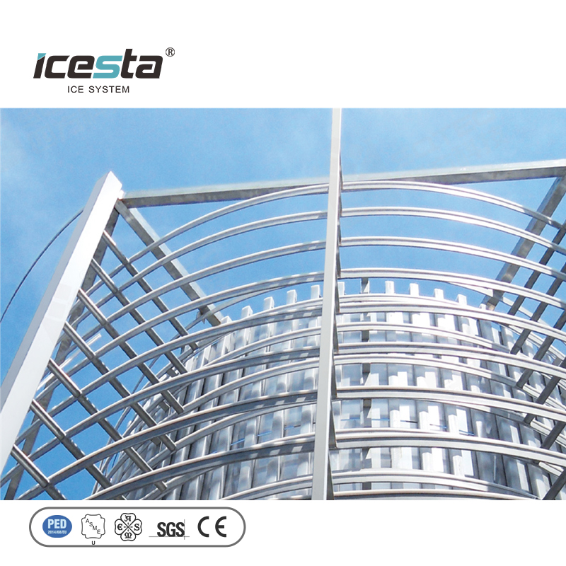 ICESTA التلقائي IQF SPIRAL SPERAL MACHENT FREENZING MACHEN