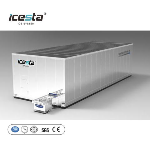 سعر مصنع ICESTA منخفض الاستهلاك عالية الكفاءة IQF آلة لحوم البقر الأسماك التلقائية الصناعية مزدوجة الحزام الحزام