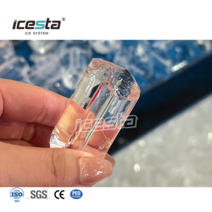 آلة تصنيع أنابيب الثلج التجارية ICESTA سعة 1-5 طن