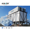 ICESTA Long Service Life Evergy Saving 120 Tons Container Flake Ice Machine Plant مع تخزين الجليد التلقائي ونظام توصيل الجليد Rake 480000 دولار