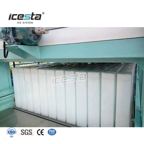 آلة تصنيع قوالب الثلج في حاوية ICESTA سعة 10-50 طن