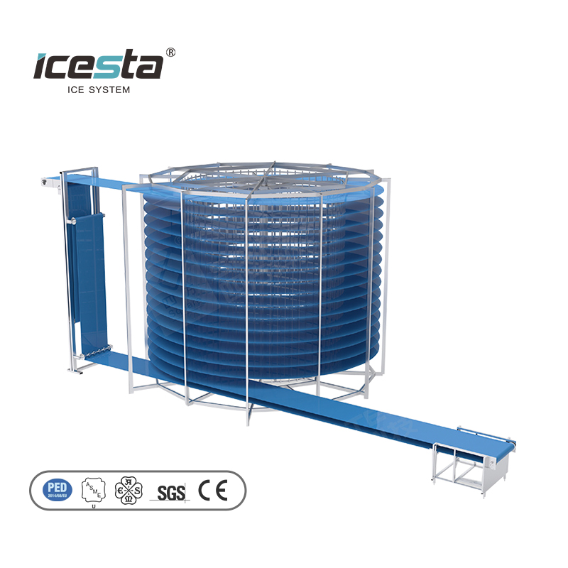 ICESTA Industrial Single Firm Fruple for Seafood ، تصميم جديد ، تشغيل سهل ، أوتوماتيكي