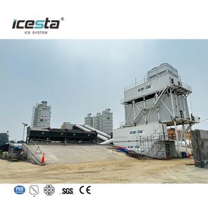مصنع ICESTA 100 طن الكل في واحد لتصنيع ألواح الثلج لتبريد الخرسانة